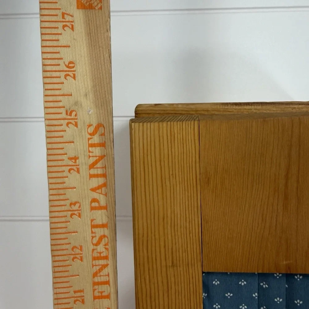 VTG 80's  Wood Toilet Paper Cabinet Holder Cottage Grannycore Farmhouse Bath